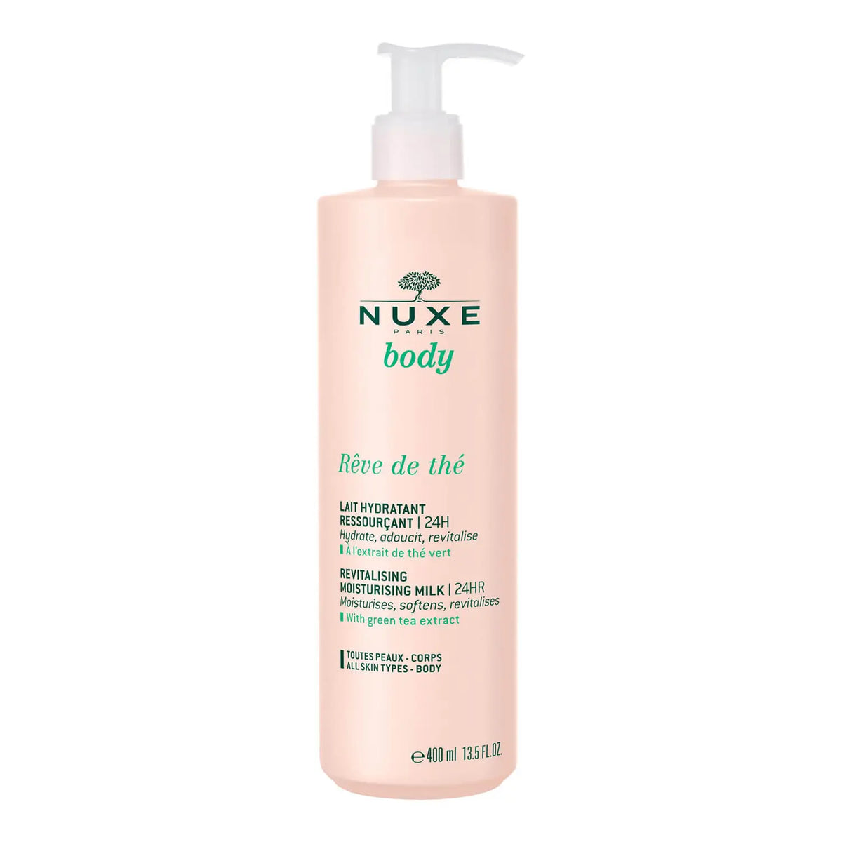 Nuxe Body Rêve de Thé Lait Hydratant Ressourçant 24h - 400ml