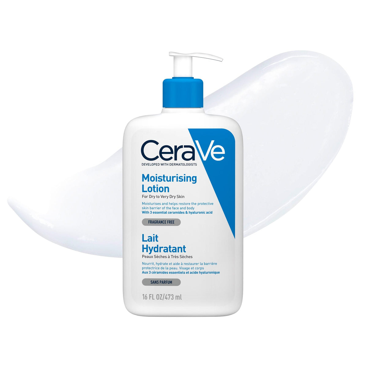 CeraVe Lait Hydratant Peau Sèche à Très Sèche 473ml