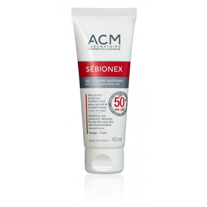 ACM Sébionex Gel Solaire Matifiant SPF50+ 40ml