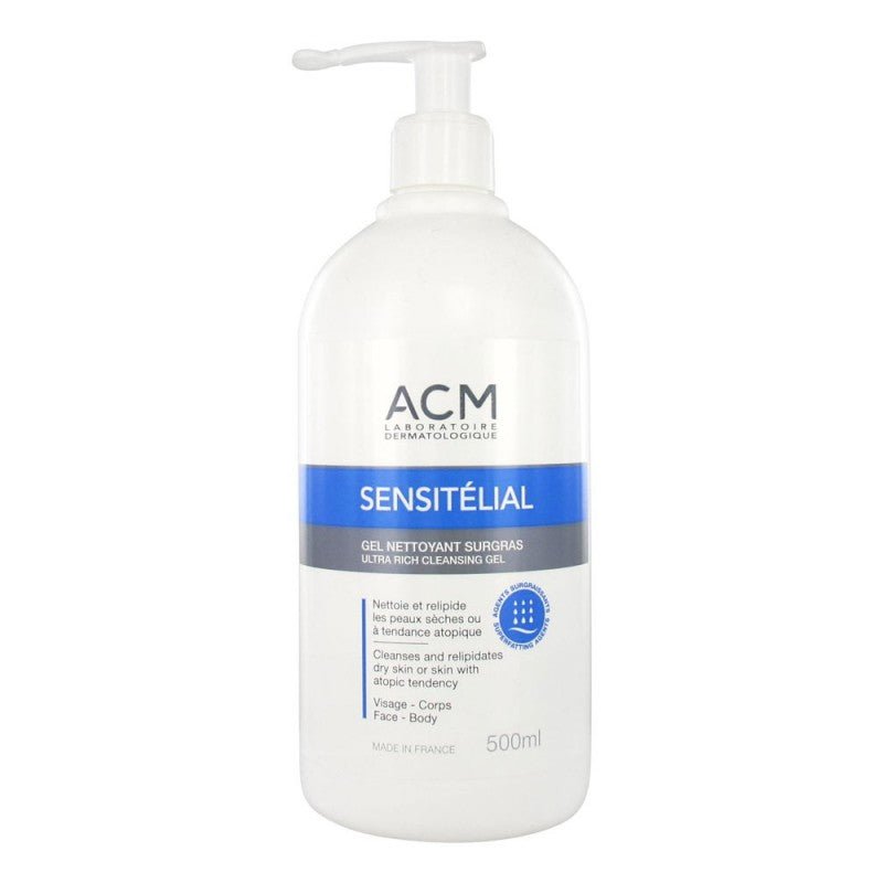 ACM Sensitélial Gel Nettoyant Surgras 500ml