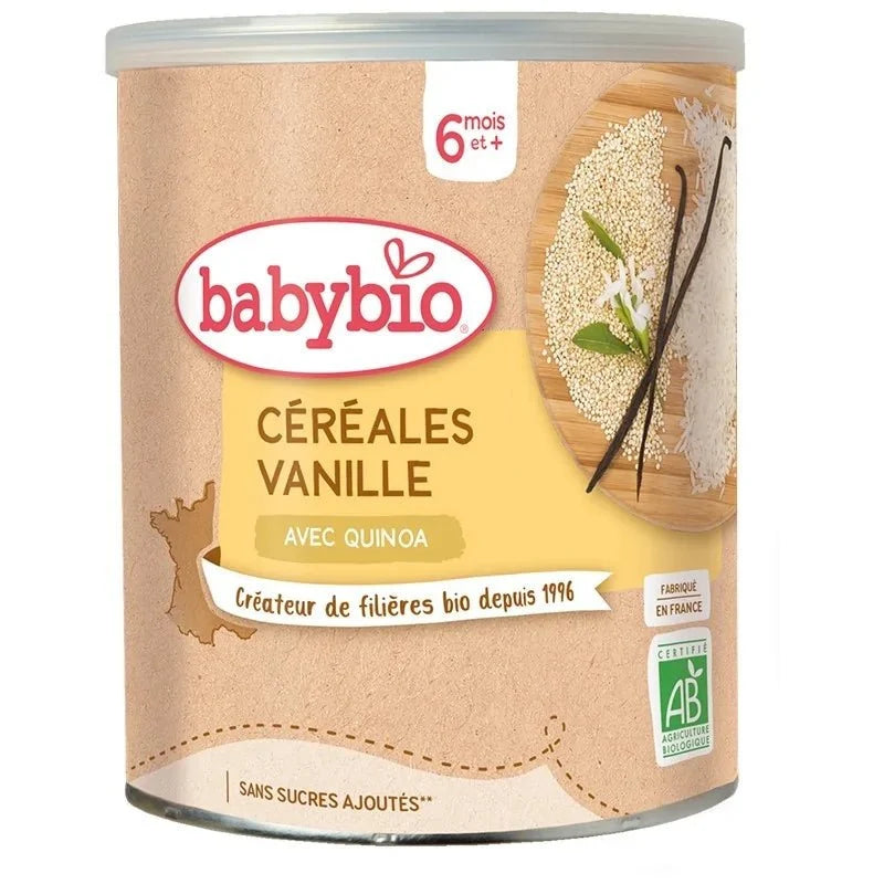 Babybio Céréales Vanille et Quinoa 220g - dès 6 mois