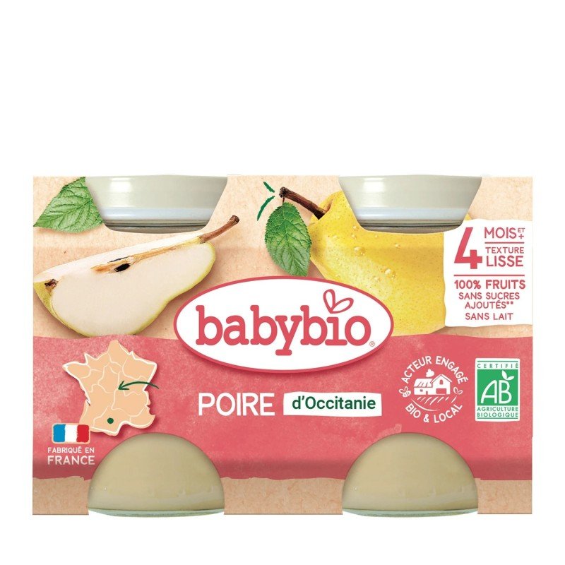 Babybio Petit Pot Poire de Provence 2x130g
