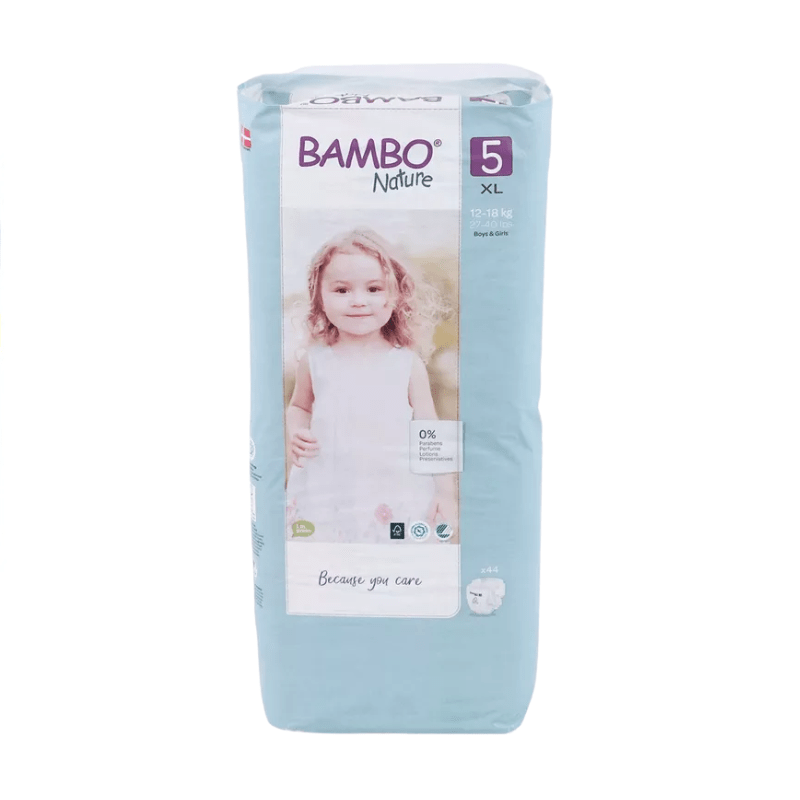 Bambo Nature Couches XL Taille 5 (12-18kg) - Pack de 44 Unités