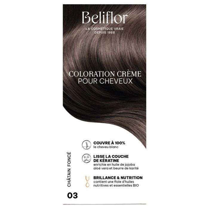 Beliflor Coloration N°03 Châtain Foncé