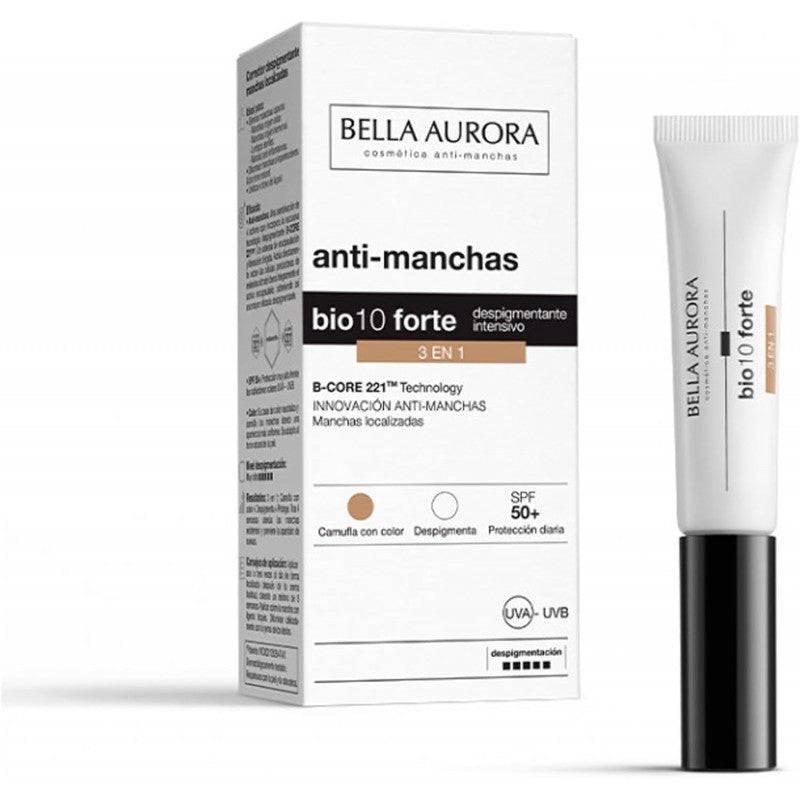 Bella Aurora Correcteur Localisé Bio 10 Forte 3 en 1 Teinté SPF50+