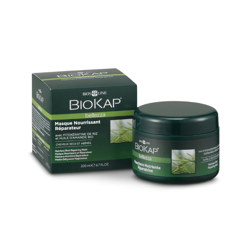 Biokap Bellezza Masque Nourrissant Réparateur Cheveux Secs - 200ml