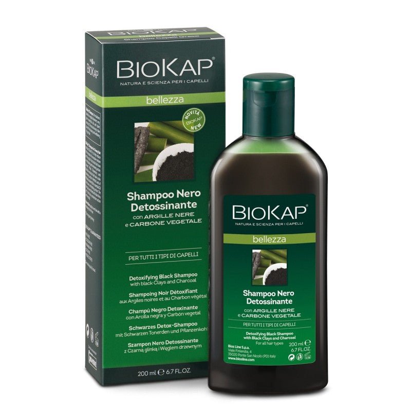 Biokap Bellezza Shampoing Noir Détoxifiant 200ml