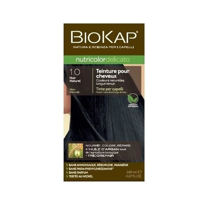 Biokap Nutricolor Delicato 1.0 Noir Naturel