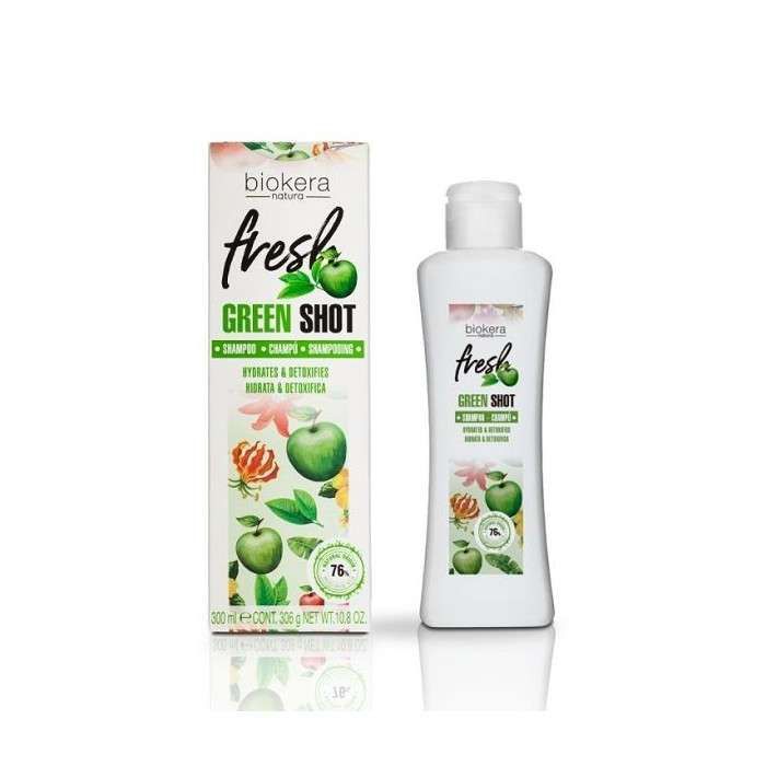 Biokera Fresh Green Shot Shampoing - 300ml