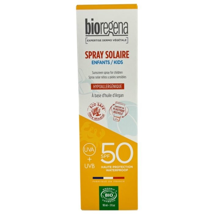 Bioregena Spray Solaire Enfants SPF50 Bio 90ml