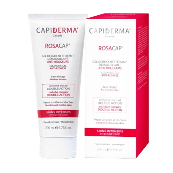 Capiderma Rosacap Gel Nettoyant Démaquillant Anti-Rougeurs 200 ml