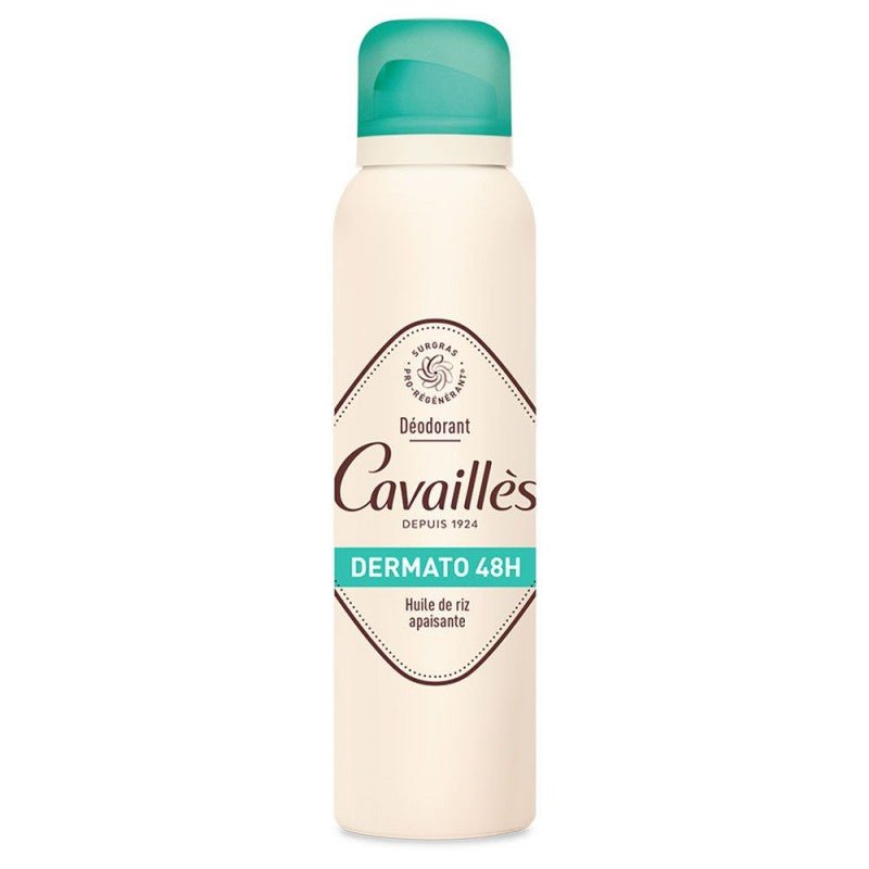 Cavaillès Déodorant Dermato Spray 48H - Huile de Riz