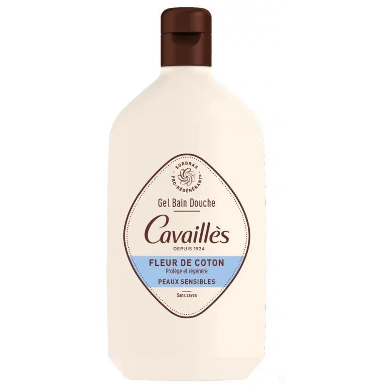 Cavaillès Gel Surgras Bain et Douche Fleur de Coton 400ml