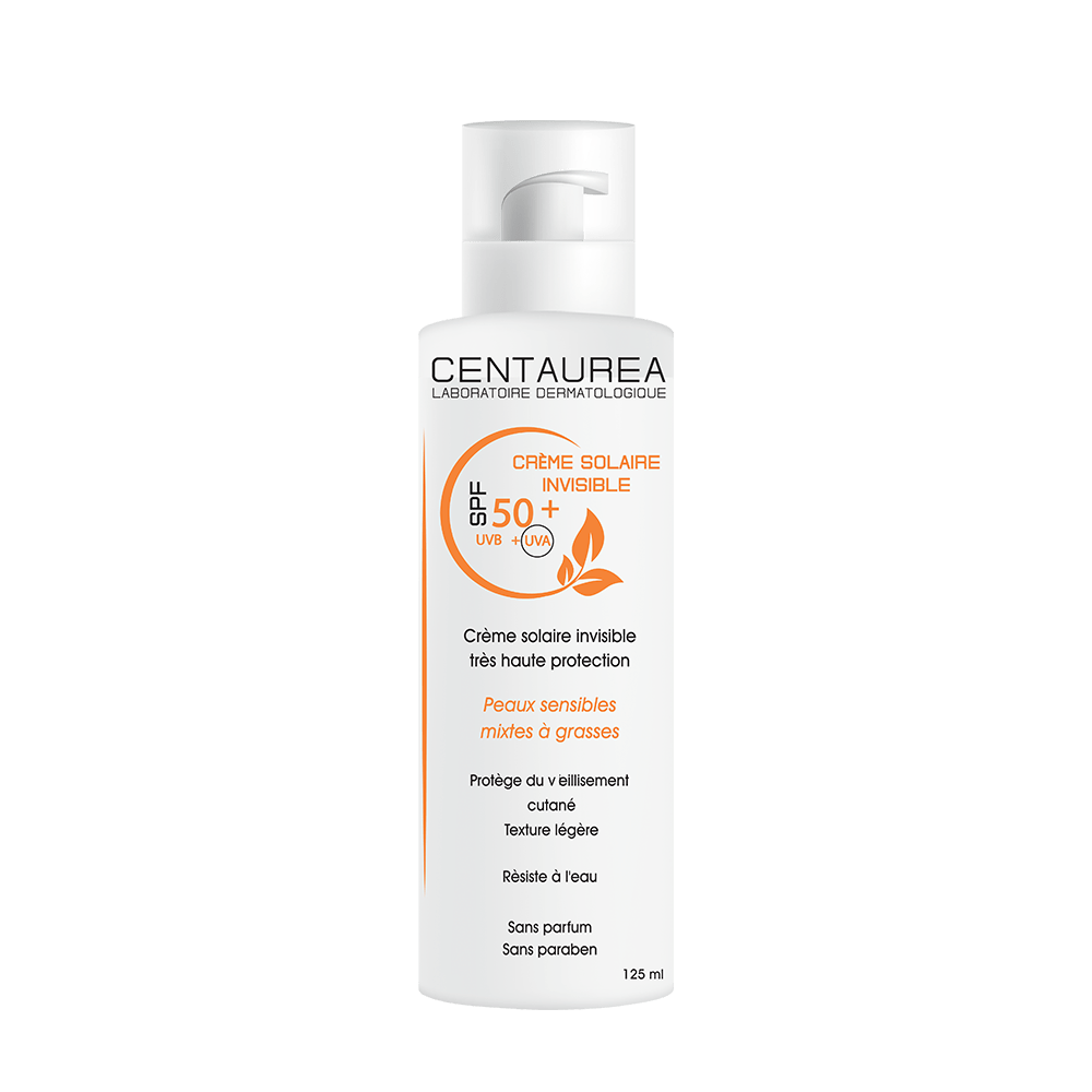 Centaurea Crème Solaire Invisible SPF 50+ 125ml