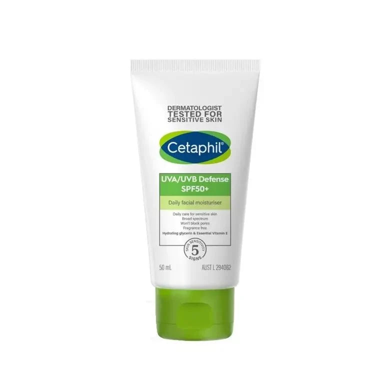 Cetaphil Écran Solaire UVA/UVB Défense SPF 50+ 50ml
