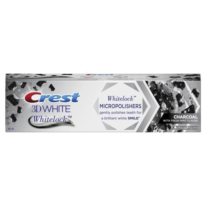 Crest 3D White Whitelock Charcoal Dentifrice 88ml
