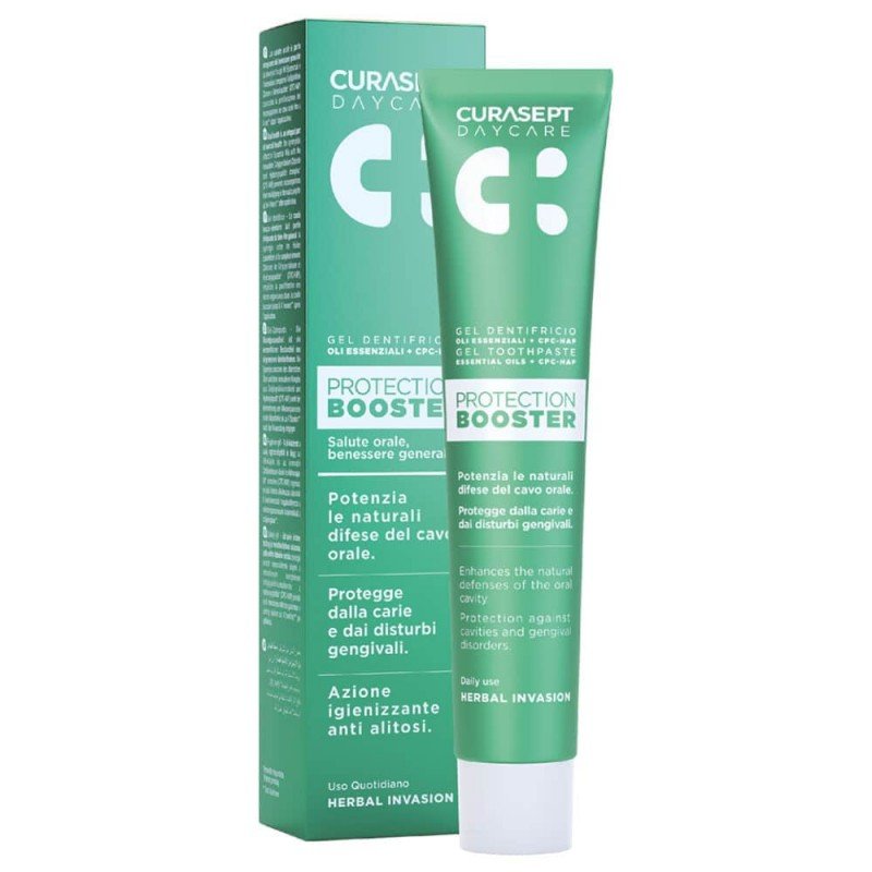 CURASEPT Daycare Gel Dentifrice Protection Booster Herbal Invasion 75ml