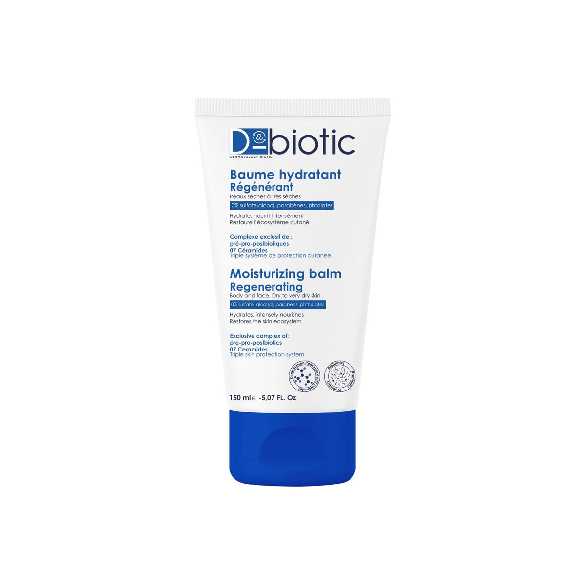 D-biotic Baume Hydratant Régénérant Haut de Gamme - 150 ml