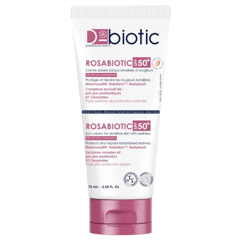 D-Biotic Rosabiotic Crème Solaire Teintée Clair SPF50+ - 75ml