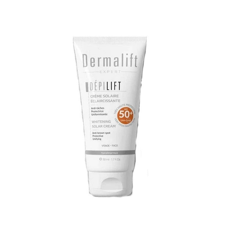 Dermalift DépiLift Crème Solaire Éclaircissante Anti-Taches SPF50+ - 50ml