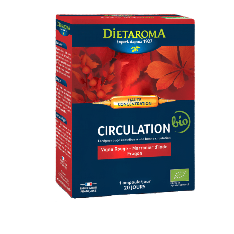 Diétaroma Circulation Bio 20 Ampoules