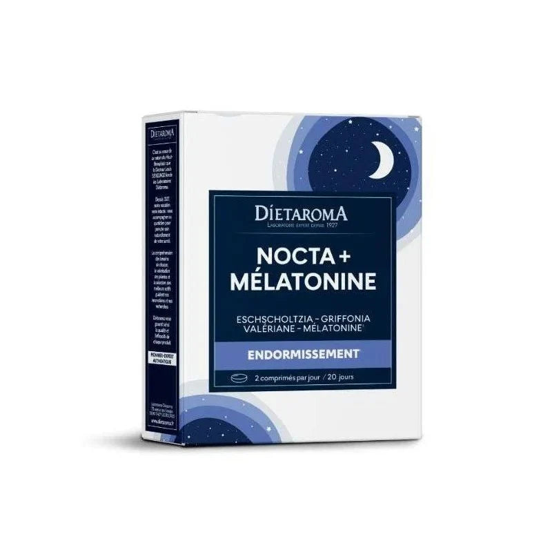 Dietaroma Nocta+ Mélatonine Sommeil 40 Comprimés