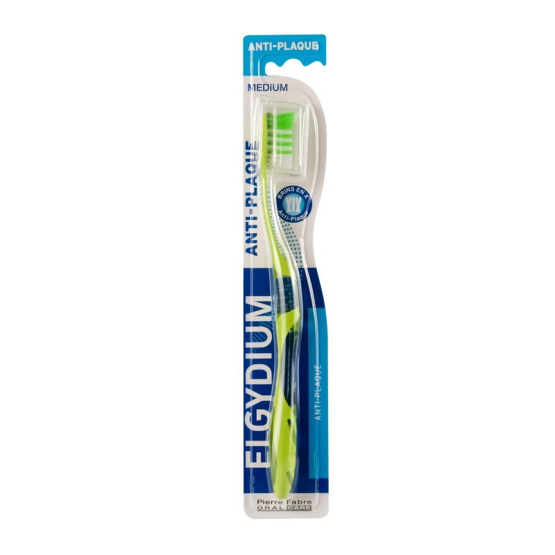 Elgydium Brosse à Dents Anti-Plaque Medium