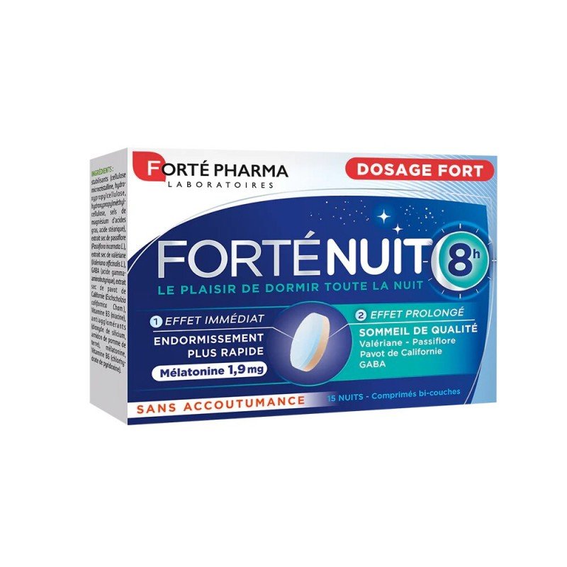 Forte Pharma Forté Nuit 8h Mélatonine Comprimés