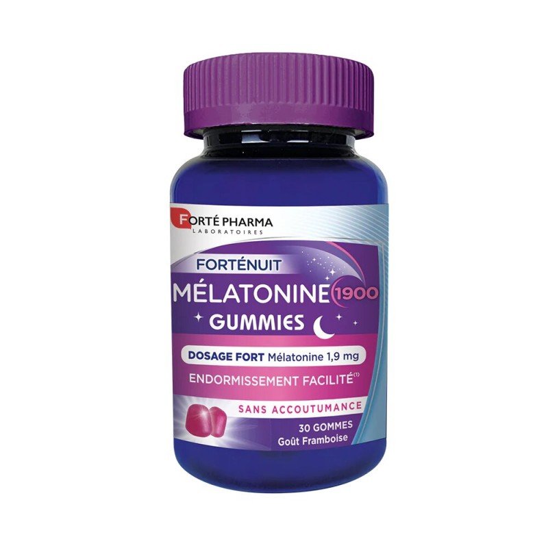 Forté Pharma FortéNuit Mélatonine 1900 Gummies Framboise