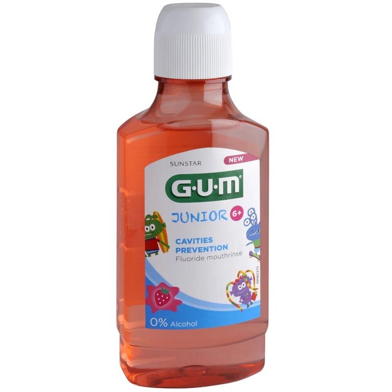 GUM Junior Bain de Bouche 6+ 300ml