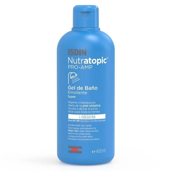 ISDIN Nutratopic Pro-AMP Gel de Bain Émollient 400ml