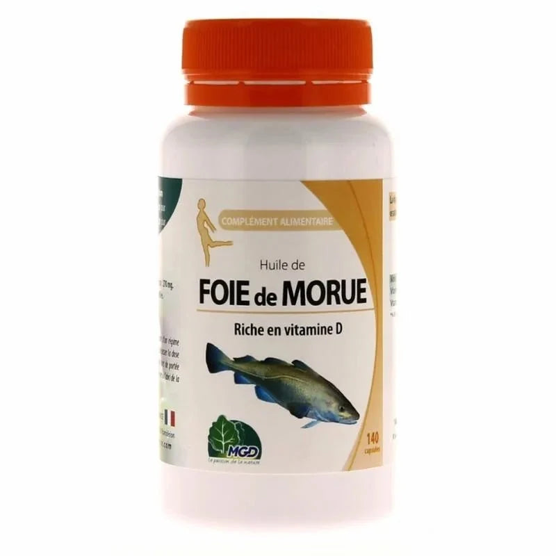MGD Nature Huile de Foie de Morue 270mg - 140 Capsules