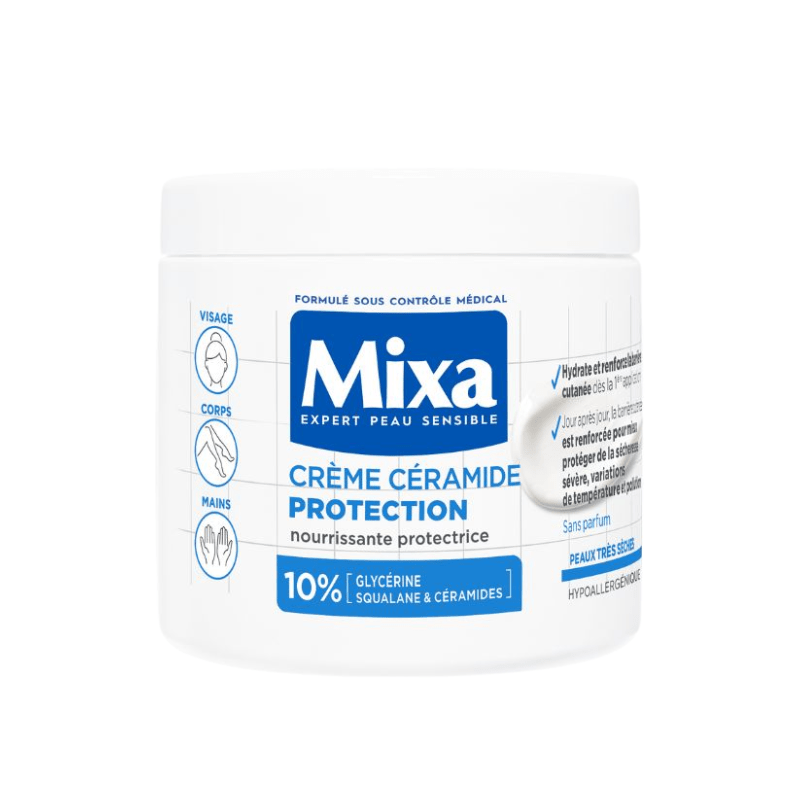 Mixa Crème Céramide Protection Visage et Corps 400ml