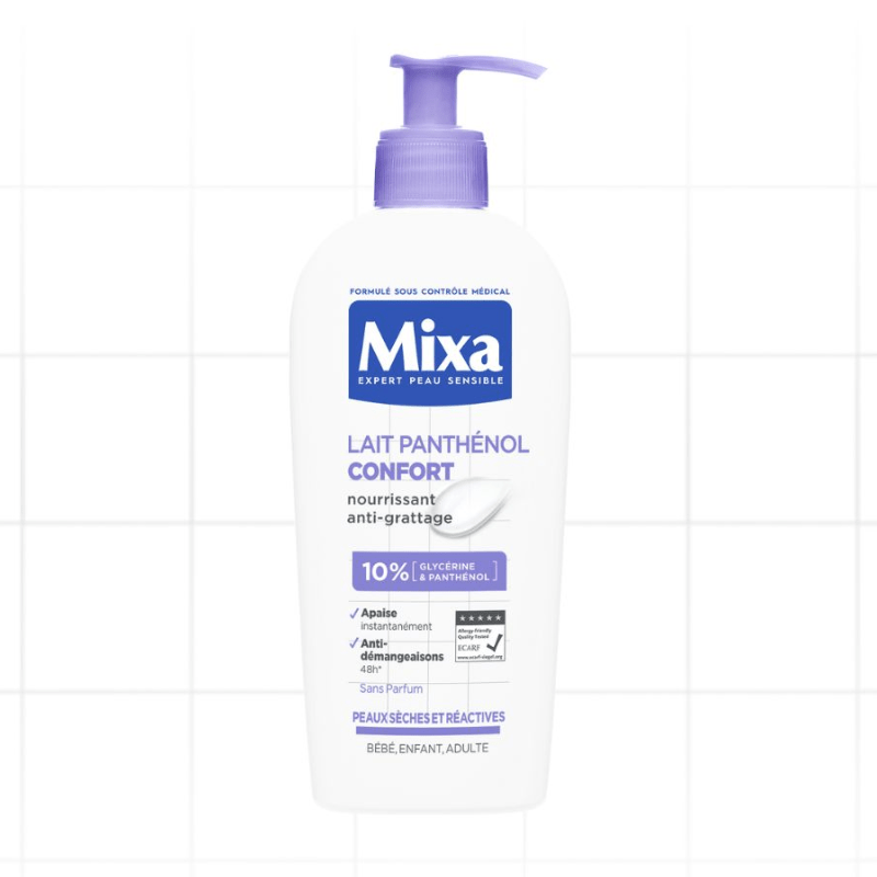 Mixa Lait Panthénol Confort Hydratant 250 ml
