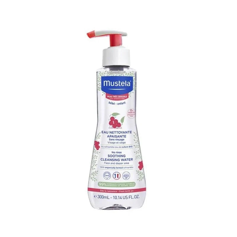 Mustela Eau Nettoyante Apaisante pour Bébé – 300ml