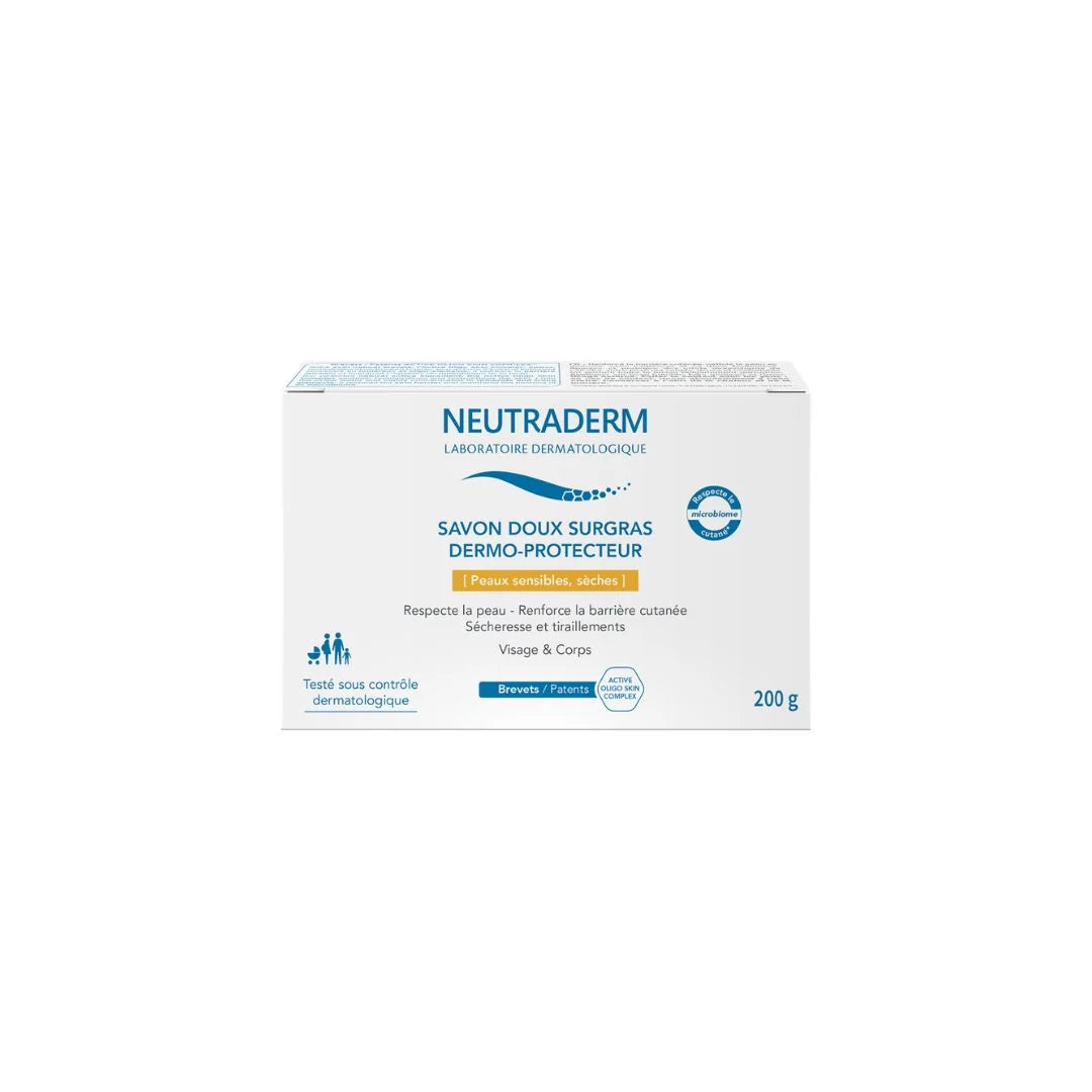 Neutraderm Savon Doux Surgras Dermo-Protecteur 200g
