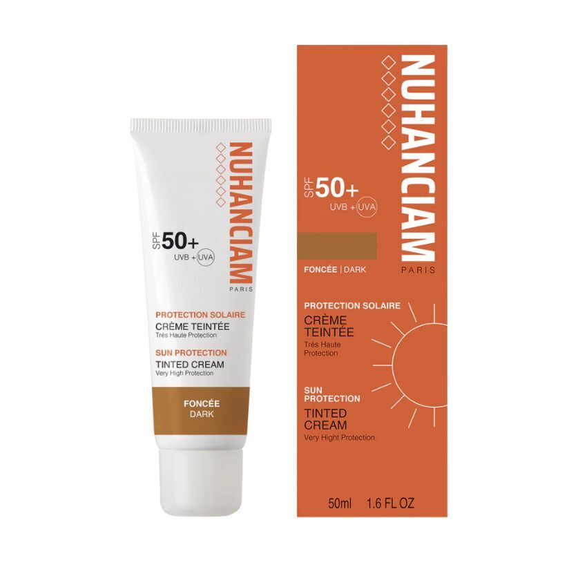 Nuhanciam Crème Solaire SPF 50+ Teinte Foncé