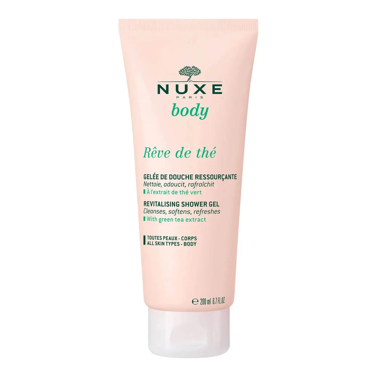 NUXE Rêve de Thé Gelée de Douche Ressourçante 200 ml