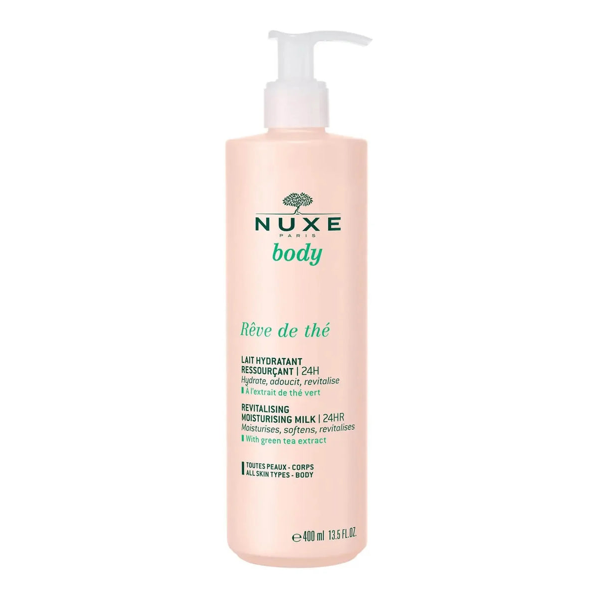 Nuxe Rêve de Thé Lait Hydratant Ressourçant 24h – 400ml