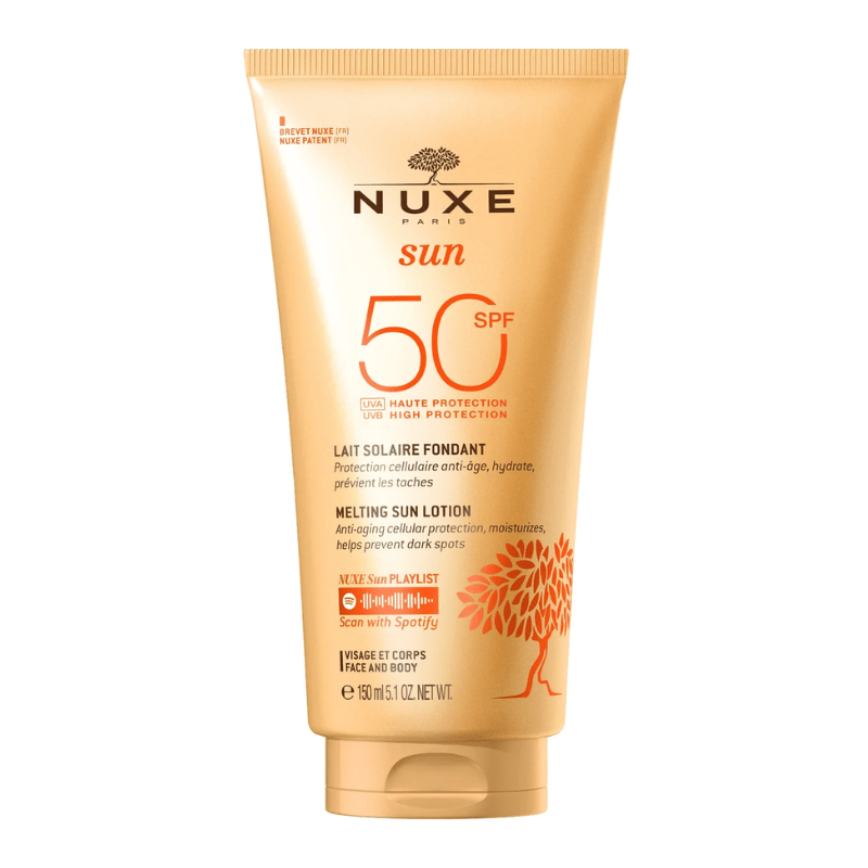 NUXE SUN Lait Solaire Fondant Haute Protection SPF50+ 150ML