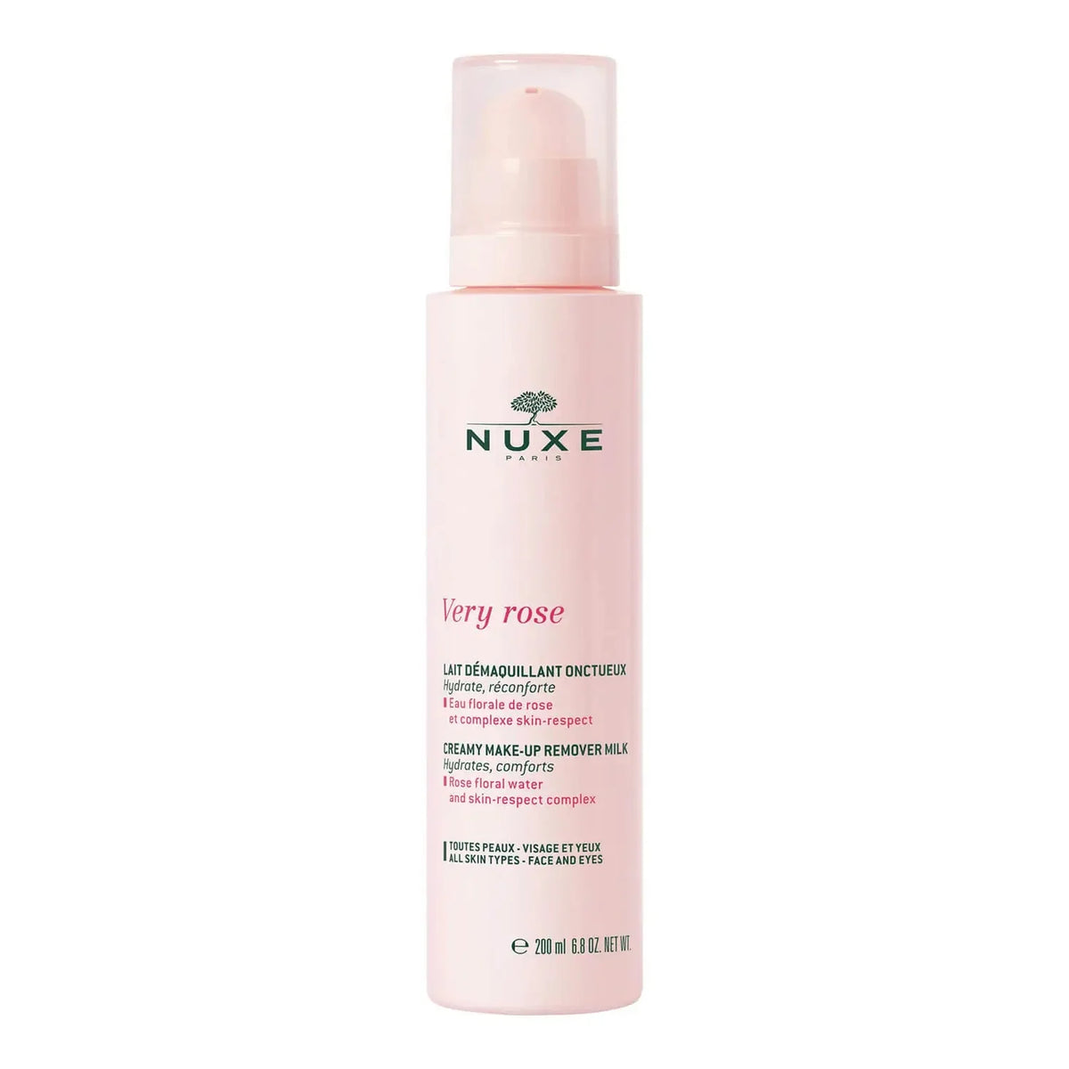 Nuxe Very Rose - Lait Démaquillant Onctueux 200ml