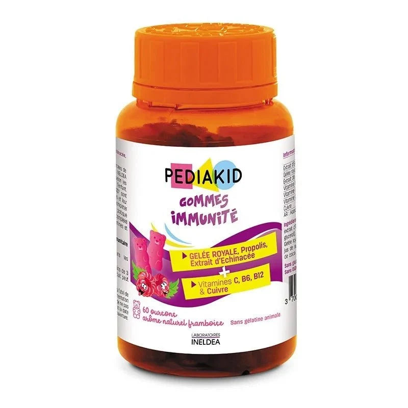 PEDIAKID Gommes Immunité – 60 Oursons