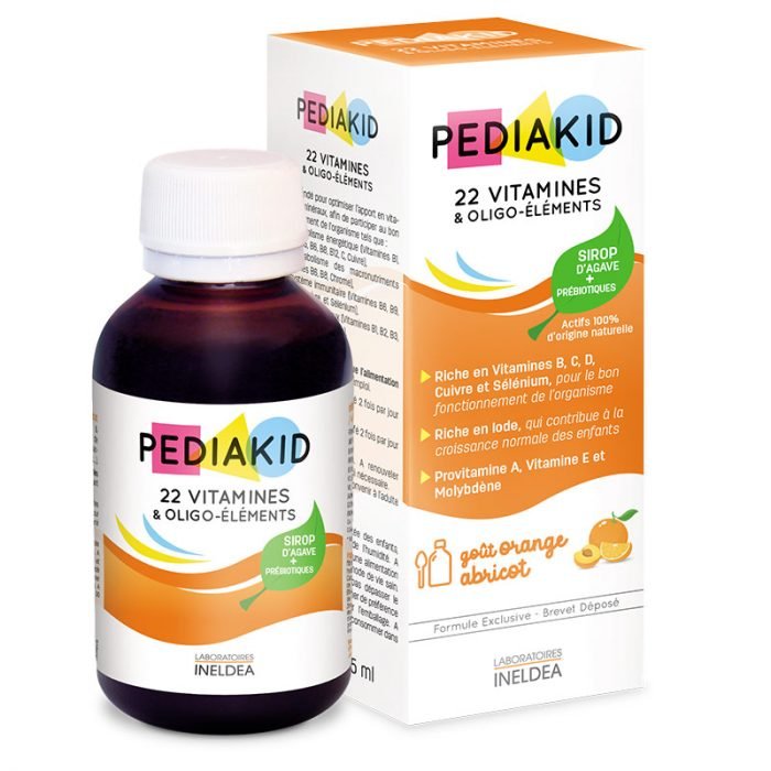 PediaKid Sirop 22 Vitamines et Oligo-Éléments 125ml