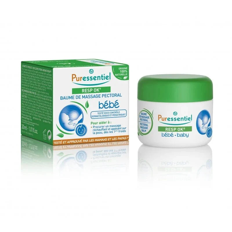 Puressentiel Resp Ok Baume de Massage Pectoral Bébé - 30 ml