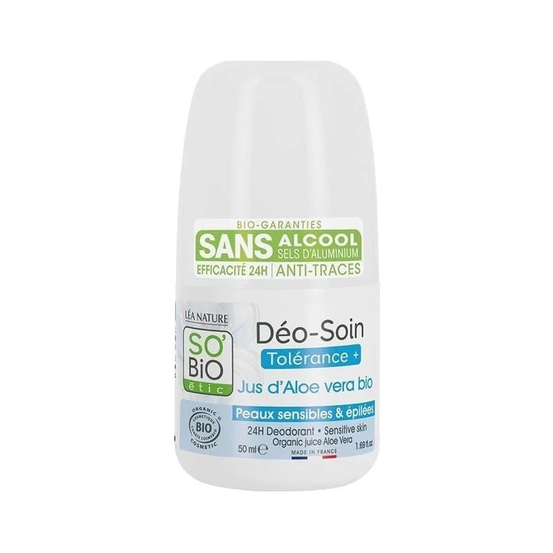 So Bio Déodorant Soin Tolérance+ à l'Aloe Vera Bio - 50ml