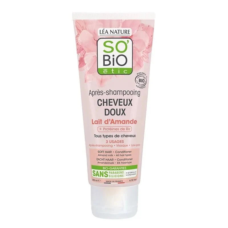 So Bio Étic Après-Shampooing Doux au Lait d'Amande 200ml