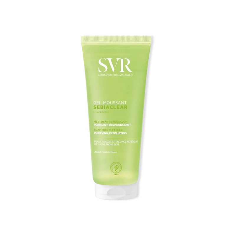 SVR Sebiaclear Gel Moussant Purifiant Désincrustant – 200ml