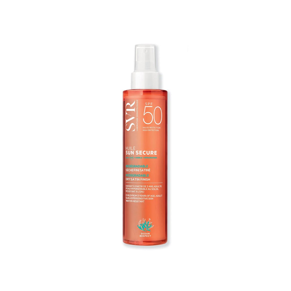 SVR Sun Secure Huile Sèche SATINÉE SPF50 - 200ml