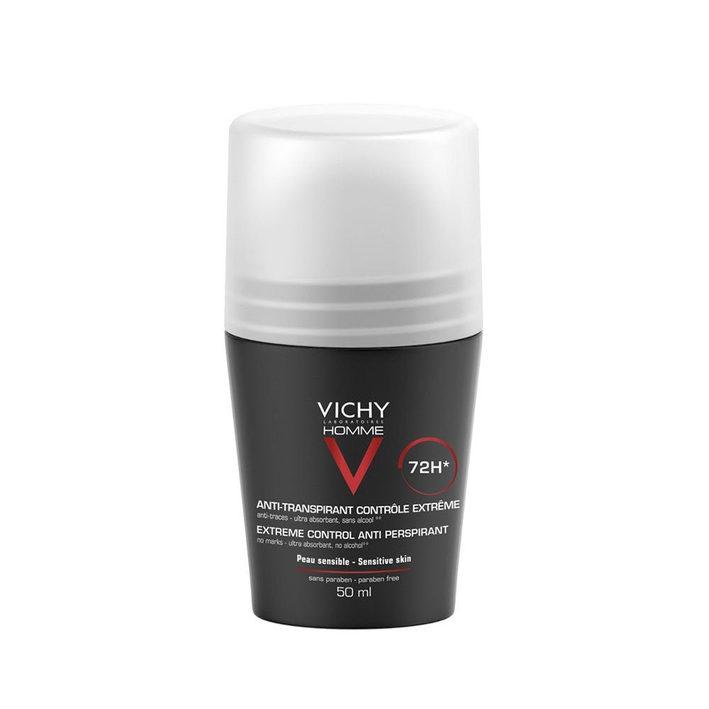 Vichy Homme Déodorant Anti-Transpirant 72H Roll-On 50ml