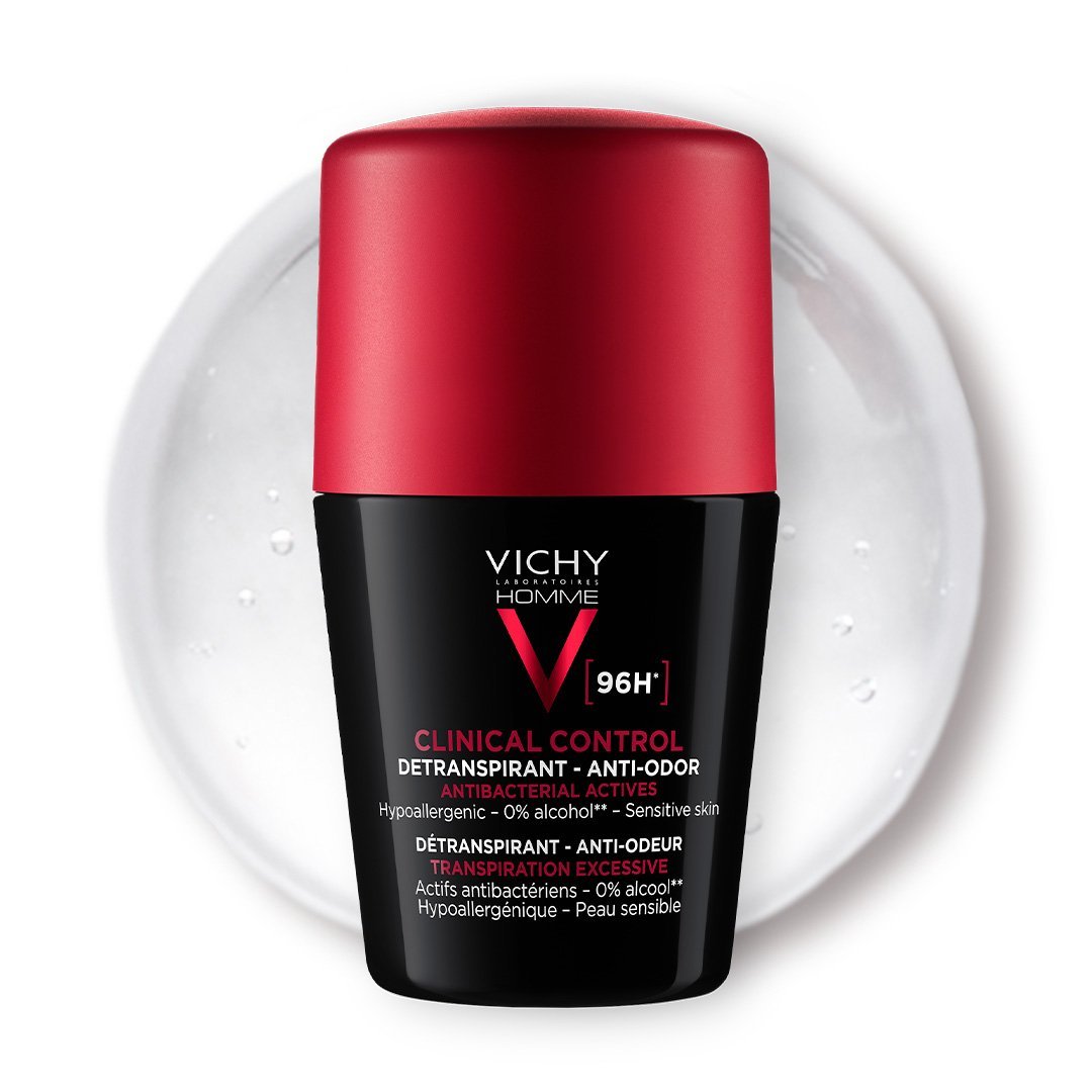 Vichy Homme Déodorant Clinical Control 96H Roll-On Bille